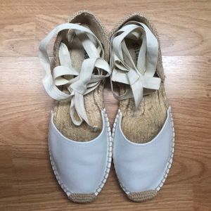 Soludos Wrap Around Leather Flat